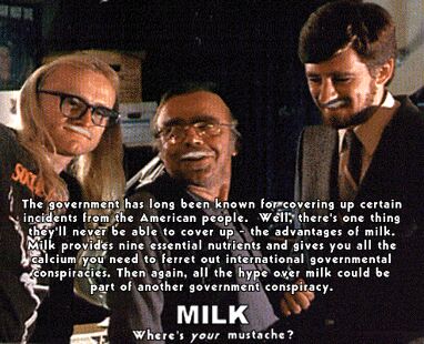 Lone Gunmen Milk Ad